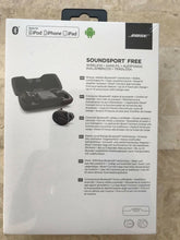 Load image into Gallery viewer, Bose | SoundSport Free Wireless Headphones Blue | Brand New
